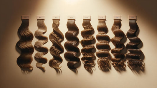 Curly hair types chart from 2A wavy to 4C coily — complete visual guide
