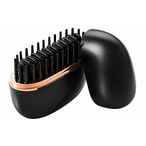 Líora Flat Control cordless straightening brush — black