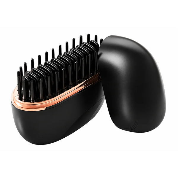 Líora Flat Control cordless straightening brush — black