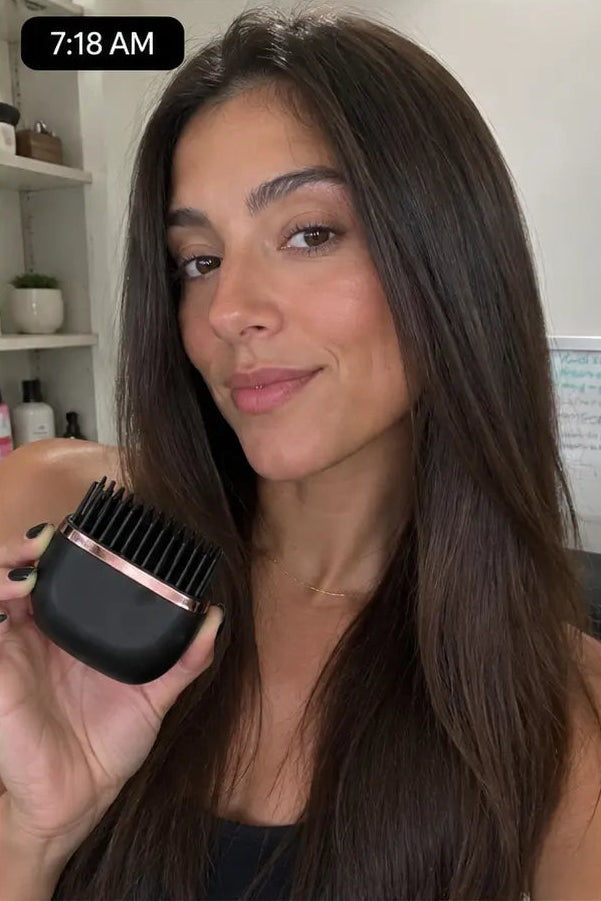 Hair after using Flat Control