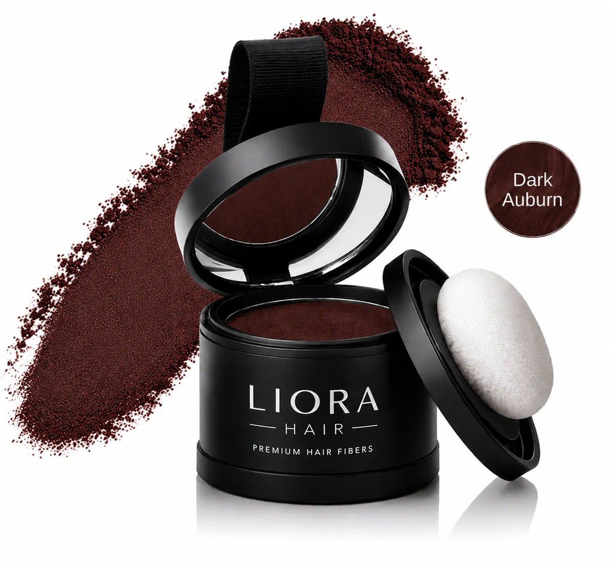 Líora Hair shade swatch — Dark Auburn