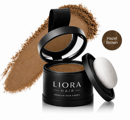 Líora Hair shade swatch — Hazel Brown