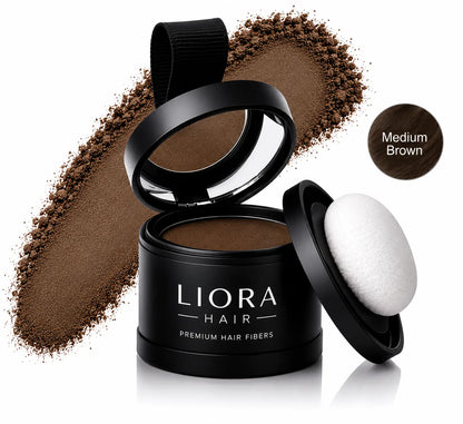 Líora Hair shade swatch — Medium Brown