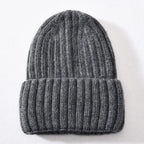 Líora Satin Silk Beanie — charcoal