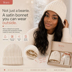 Líora Satin Silk Beanie — packaging